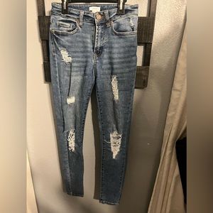 Forever 21 Distressed Womens Jeans
